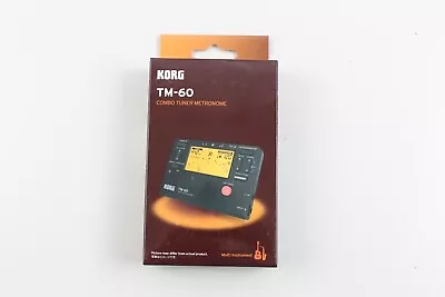 Brand New Korg TM60BK Tuner And Metronome Black • $26.09