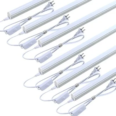 6 Pack LED T5 Integrated Single Fixture 4FT 20W LED Shop Light 6500K SuperBright • $40.89