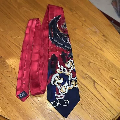 Mickey Mouse Tie Atlas Design Sweden Neck Tie Christmas Disney Mickey & Co. • $5.99