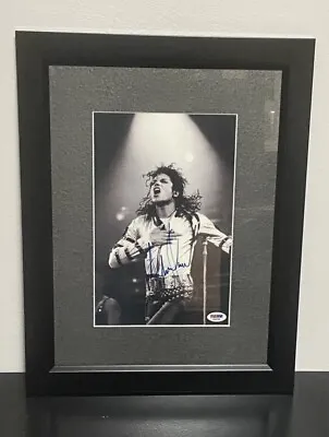 Michael Jackson Signed Photo FRAMED W/ PSA Auth. • $1999