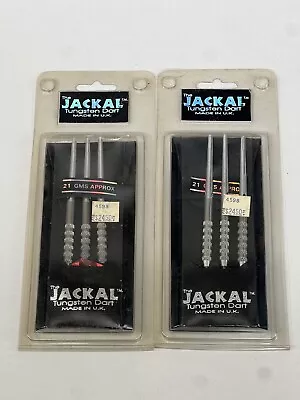 2 Vintage Dart Sets Jackal Tungsten 21 Grams New Old Stock • $59