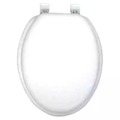 Standard Soft Toilet Seat Elongated Closed Front White Finish Easy Installation • $22.11