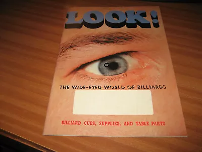 £9.99 • Buy Vintage Billiards And Pool Supply Catalogue 1976