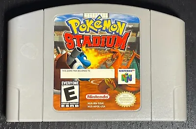 Pokemon Stadium (Nintendo N64 2000) Cartridge Only Authentic And Tested • $26.99