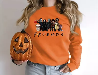 Happy Halloween Pumpkin Tee Witch  Season Unisex Sweatshirt Friend • £14.69