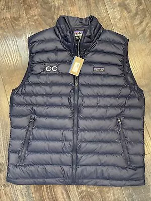 PATAGONIA Mens Down Sweater Vest- Retired Style 84622- Classic Navy- Large- NWT • $99