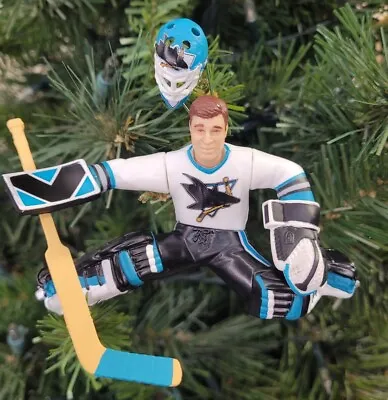 Mike Vernon San Jose Sharks Hockey NHL Xmas Tree Ornament Holiday Vtg Jersey #29 • $22.88