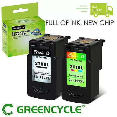 Compatible Ink Cartridge FOR Canon PG-210XL CL-211XL IP2700 IP2702 MP490 MP495  • $18.98