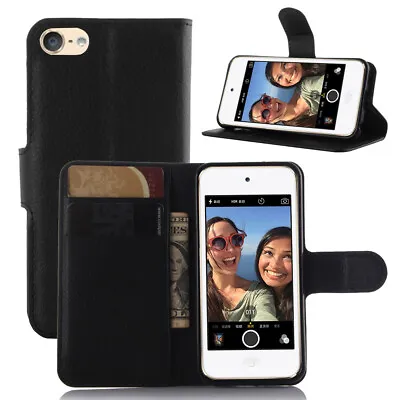 For IPod Touch 5th 6th 7th Gen PU Leather Magnetic Wallet Flip Case Skin Cover • $7.99