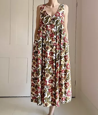 Vintage Express Empire Waist Floral Sundress XS • $36