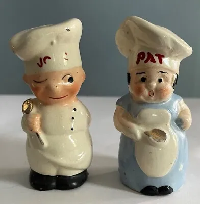 Vintage Boy And Girl Chef Salt And Pepper Shakers Made In Japan Pre-owned • $10.99