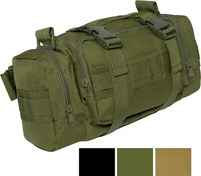 Tactical Convertible Shoulder Crossbody Bag To Military MOLLE Fanny Waist Pack • $31.99