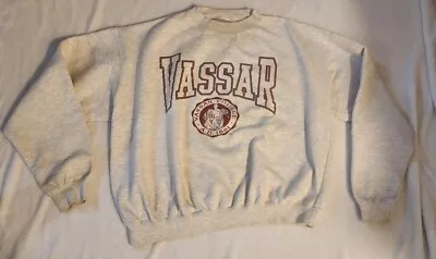 Vintage 80s MV Sport Vassar University College New York Gray Size X-Large. • $55