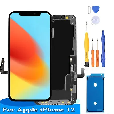 For Apple IPhone 12 LCD Screen Replacement Display 3D Touch Digitizer Black+Tool • £20.99