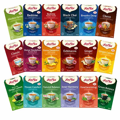 Yogi Tea Sachets Ayurvedic Herbal Organic Choose From Full Range Of 56 Varieties • £6.29