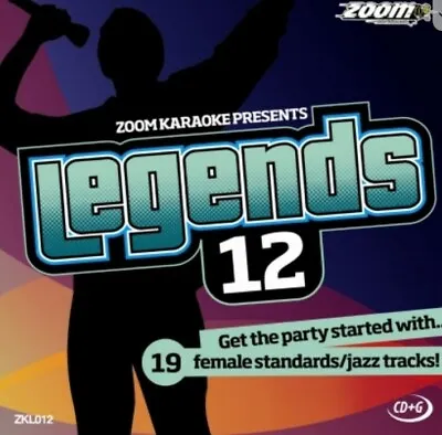 £4.85 • Buy Zoom Karaoke Legends 12 (ZKL012)CD+G Disc-19 Female Standards/Jazz Tracks