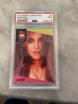 MADONNA - 1991 Pro Set Superstars Musicards #68 Madonna PSA 9 • $12.99