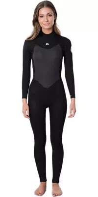 Rip Curl Womens Omega 5/3mm Back Zip Wetsuit - Black • $143.99