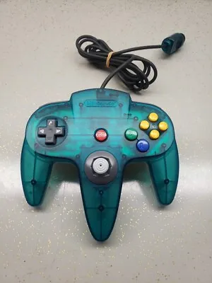 Nintendo N64 Ice Blue Controller OEM Funtastic Excellent CONDITION TIGHT STICK • $44.95
