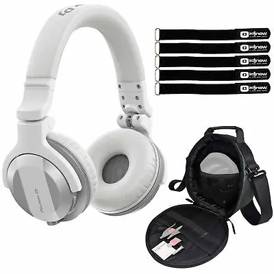 Pioneer HDJ-CUE1BT Bluetooth Wireless DJ Headphones In Matte White W Carry Case • $115.40