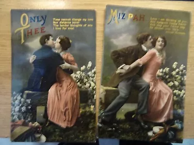 Romance  Themed Edwardian Postcards .set Of Six . See Pictures.lot. 10 • £5.99