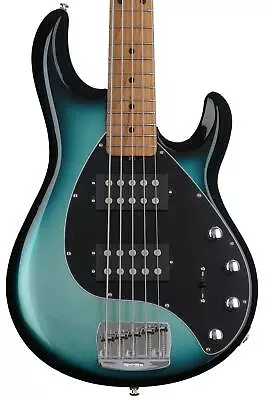 Ernie Ball Music Man StingRay Special 5 HH Bass Guitar - Frost Green Pearl With • $2699