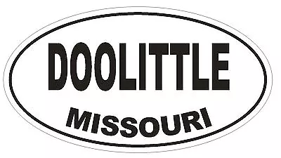 Doolittle Missouri Oval Bumper Sticker Or Helmet Sticker D1412 Euro Oval • $1.39