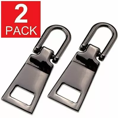 2-Pack Zipper Fixer Repair Pull Tab Kit Bags Replacement Molded Slider Fix #5 • $5.19