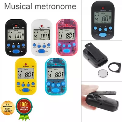 New Mini Piano Tuner Metronome With LED Indicator LCD Digital Guitar Accessories • $30