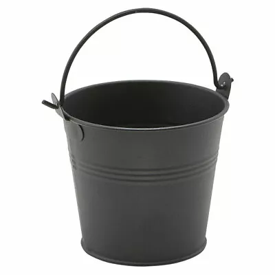 Matt Black Galvanised Steel Serving Bucket 3.9inch / 10cm - Single • £3.61