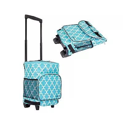 Dbest Products Ultra Compact Cooler Smart Cart Moroccan Tile Insulated Colla... • $89.02