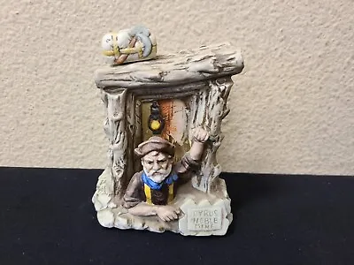 Vintage 1979 Cyrus Noble Mine Whiskey Decanter-gold Miner-haas Brothers • $24.95