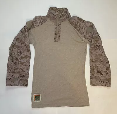 USMC FROG Combat Long Sleeve Desert MARPAT Fire Resistant Shirt Gear Army Sz M-L • $69.95