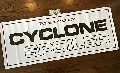 MERCURY CYCLONE Garage Banner Sign (Large 2'x5') • $48