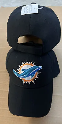 Miami Dolphins Black Baseball Hat Adjustable • $14.99