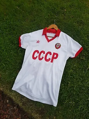 £23.22 • Buy Soviet Union Russia Football Shirt 80s Vtg USSR CCCP Adidas 70s Matchworn ? M 