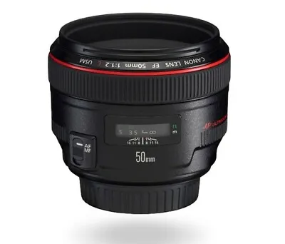 Canon EF 50mm F/1.2 USM L Lens - MINT  • $1700