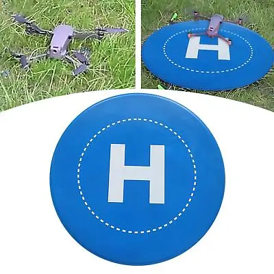 Drone Landing Pad Helipad 30cm Portable For RC Drones Toy Plane Helicopter • £9.88