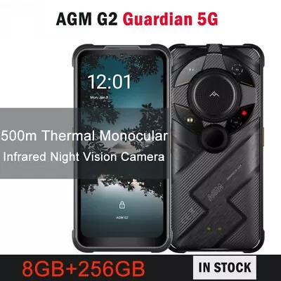 AGM G2 Guardian 5G 500m Thermal Monocular Rugged Smartphone 8G+256GB 7000mAh NFC • $999.99