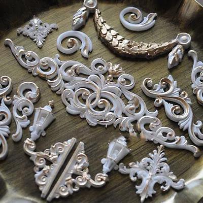 £4.62 • Buy Relief Baroque Silicone Fondant Mould Vintage Cake Border Decor Sugar Paste Mold