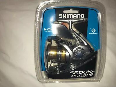 Fishing Reel  NEW SHIMANO  SEDONA 2500HG SPIN REEL FREE SUNGLASSES INCLUDED • $59.19