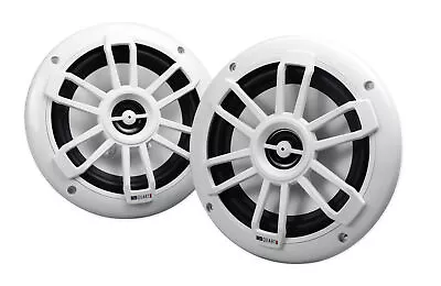 (2) MB QUART NF1-116 6.5  80 Watt Marine 2-Way Coaxial White Speakers For Boat • $38.70