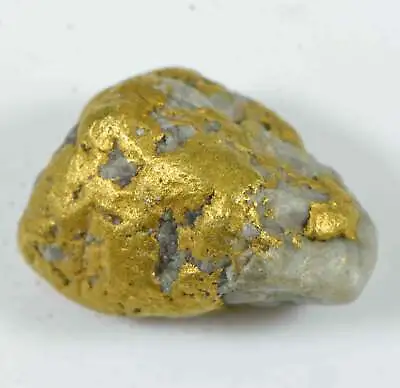 QN-117  Alaskan BC Gold Nuggets With Quartz  Genuine 3.93 Grams • $336.21