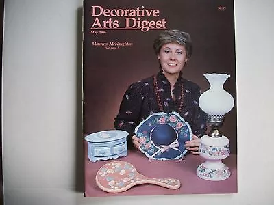 Decorative Arts & Digest Tole Painting Magazine Mary 1986 Maureen McNaughton • $2