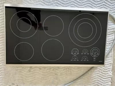 $775 • Buy Wolf 36  Cooktop Model CT36E/S Black