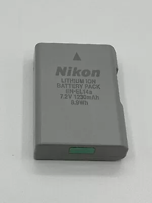 Nikon OEM 27126 EN-EL14a Battery (Grey) For D3100 D3200 D3300 D3400 D5200 5300 • $18.80