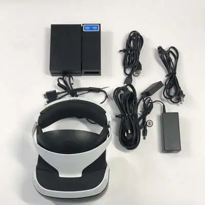 Sony Playstation VR Virtual Reality VR Headset White/Black CUH-ZVR1 • $84.99