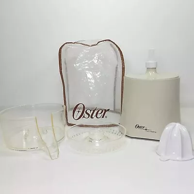 Vintage Oster 368–06H Electric Citrus Juicer With Oster Cover • $36