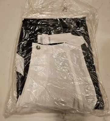  NOS Vintage Black White LBZ Motocross Riding Pants Size 29 90's Nylon Polyester • $149.88