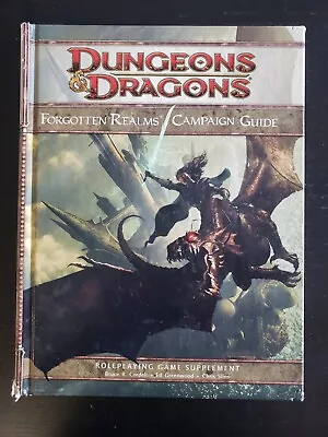 Forgotten Realms Campaign D&D 4th RPG Dungeons And Dragons Hardback • $25